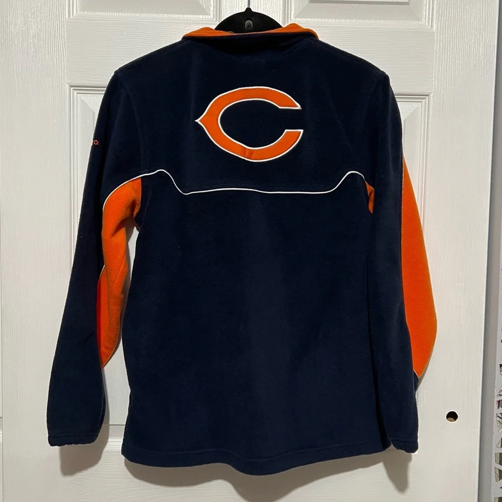 💗‎ NFL - Chicago Bears Boys Navy and Orange Fleece Pullover